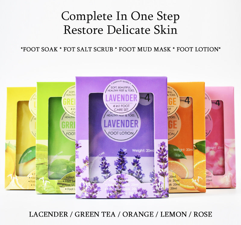 5-Pack 4-in-1 Spa Foot Care Bundle ✨ Cracked Heel Repair + Odor Eliminator! 💦 Lavender Scrub & Detox Mud 🌟 Save 35% NOW! #BulkSelfCare #FamilyCareHack 5-Pack 4-in-1 Spa Foot Care Bundle ✨ Cracked Heel Repair + Odor Eliminator! 💦 Lavender Scrub & Detox Mud 🌟 Save 35% NOW! #BulkSelfCare #FamilyCareHack